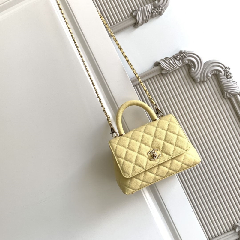 Ch**el top handle bags